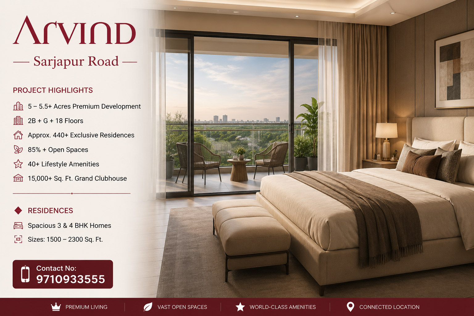 Arvind New Launch Sarjapur Road